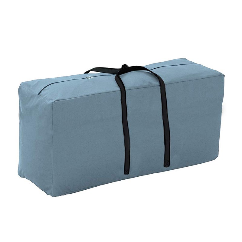 Yolaka Outdoor Patio Furniture Seat Cushions Storage Bag with Zipper and Handles 68x30x20 Inches Gray Waterproof - Image 1